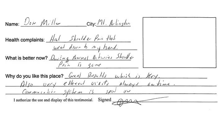Village Family Clinic - Testimonial