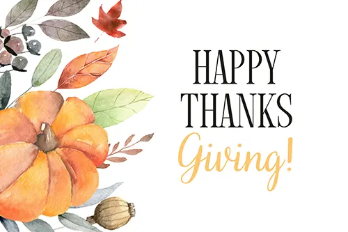 Village Family Clinic - Happy Thanksgiving from Our Company to You