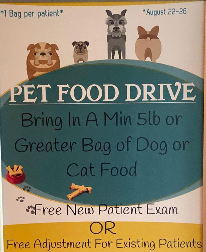 Village Family Clinic - Pet Food Drive