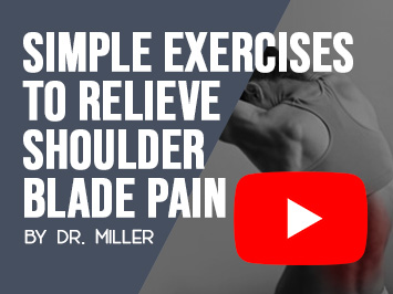 Simple exercises to relieve shoulder blade pain